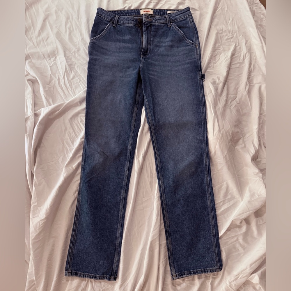 Wrangler Women’s Mid Rise Loose Straight Jeans 10/30x32